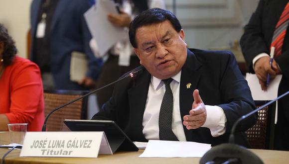 José Luna Gálvez aseguró que denunciará a su exasesor tras publicación del reportaje. (Foto: Congreso)