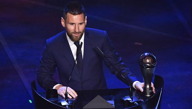 The Best 2019: con polémica, Lionel Messi elegido el Mejor Jugador de la FIFA. (Foto: AFP)