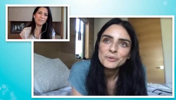 Alessandra Rosaldo llora al revelar que Aislinn Derbez salvó su relación con Eugenio Derbez  (Foto: captura video)