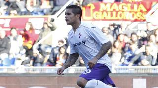 Juan Vargas jugó 14 minutos en goleada de Fiorentina al Inter