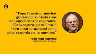 Políticos agradecieron al Papa tras su visita al Perú
