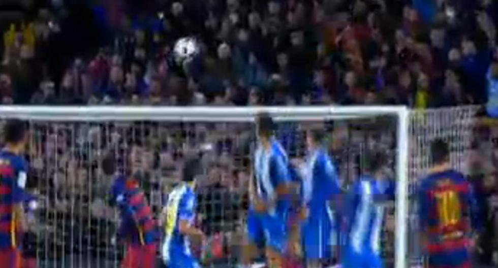 Lionel Messi y su segundo gol. (Foto: Captura)