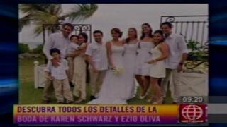 Karen Schwarz y Ezio: boda unió a figuras de América y Latina
