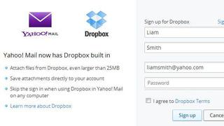 Yahoo y Dropbox se unen para facilitar envío de archivos de gran tamaño