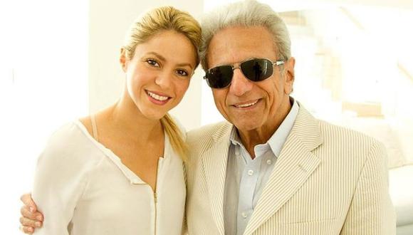 Padre de la cantante se encuentra internado en centro de salud (foto: Instagram de Shakira)