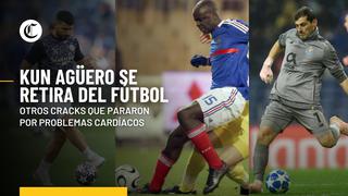 Kun Agüero se retira del fútbol: conoce los otros futbolistas que pararon por problemas cardíacos