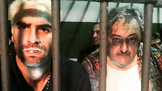 Escenas del rodaje de la tercera temporada de "El marginal 3".