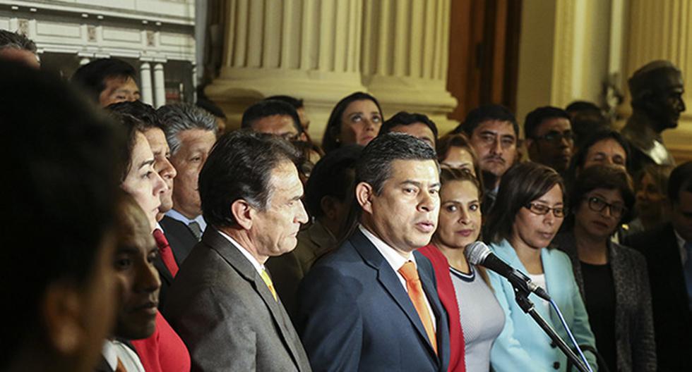 Congresistas de Fuerza Popular comentaron en un chat la interpelación a Jaime Saavedra. (Foto: Congreso Perú)
