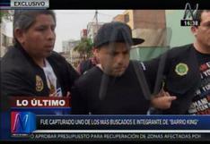 San Miguel: detienen a presunto cómplice del peligroso "Caracol"