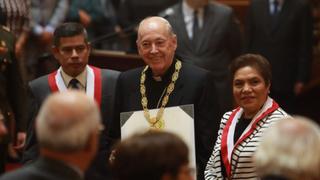 Congreso condecoró al cardenal Juan Luis Cipriani por su trayectoria [FOTOS]