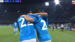 Euforia en Italia: Zielinski marcó el 4-0 de Napoli vs. Liverpool y consigue su doblete | VIDEO