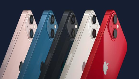 Se filtraron los colores que tendrá el iPhone 14. (Foto: Apple)