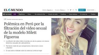Milett Figueroa: su video genera titulares en el extranjero
