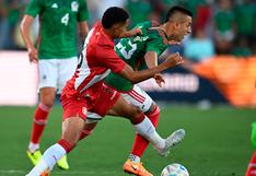 México venció 1-0 a Perú en Estados Unidos con gol de Lozano
