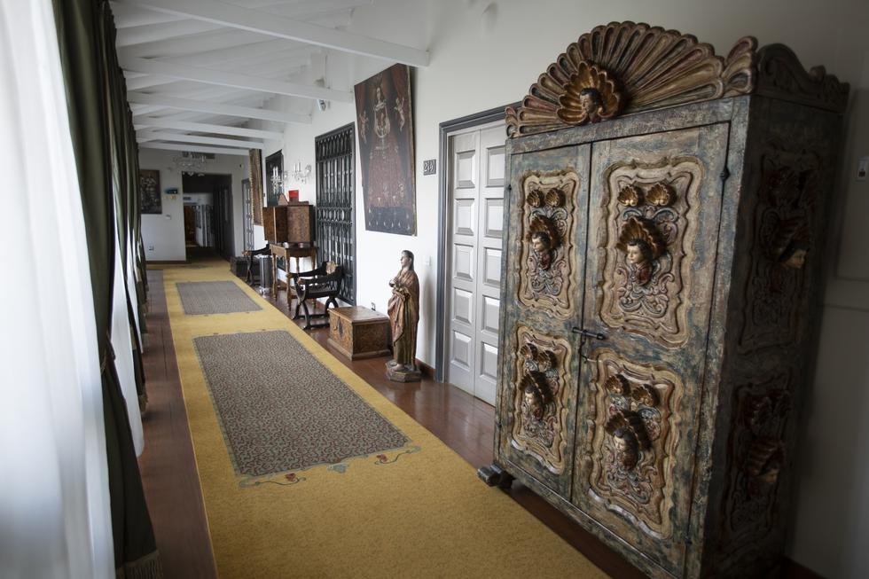 El hotel alberga más de 300 piezas de arte entre pinturas de la Escuela Cusqueña (pinturas al óleo sobre lienzo de incalculable valor), esculturas, hermosos muebles coloniales y fina orfebrería. (Foto: Richard Hirano / Somos)