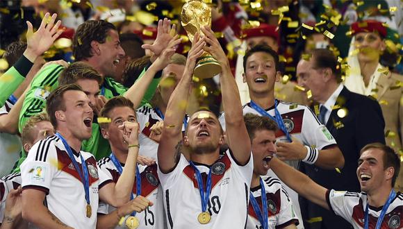Alemania ganó su cuarta Copa del Mundo en el Mundial Brasil 2014. El gol fue de Mario Götze (Foto: AFP).