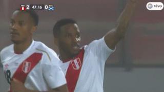 Perú vs. Escocia: el gol de Jefferson Farfán para el 2-0 de la selección [VIDEO]
