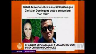 EBT: Isabel Acevedo aclara que aún tiene temas legales con Christian Domínguez  