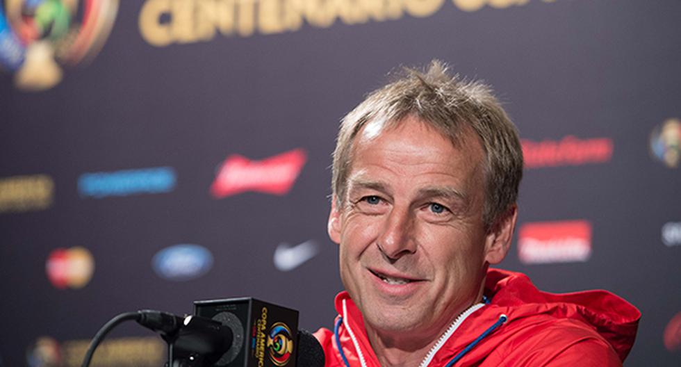Jurgen Klinsmann, técnico de la selección de Estados Unidos, tuvo estas últimas palabras antes del duelo decisivo ante Paraguay por la Copa América Centenario. (Foto: AFP)