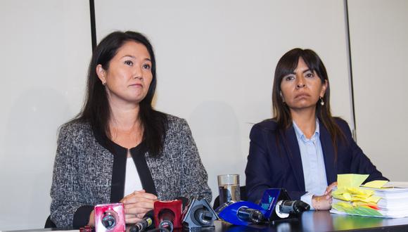 Giulliana Loza aseguró que Keiko Fujimori se encuentra "fuerte y atenta a sus hijas". (Foto: GEC)