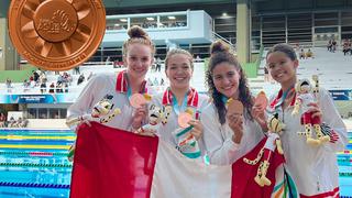 ¡Celebra el Perú! Medallas de bronce en natación femenina en los Juegos Suramericanos