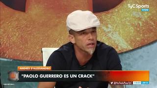 Andrés D’Alessandro: “Entre Guerrero y Gabigol, yo me quedo con Paolo" [VIDEO]
