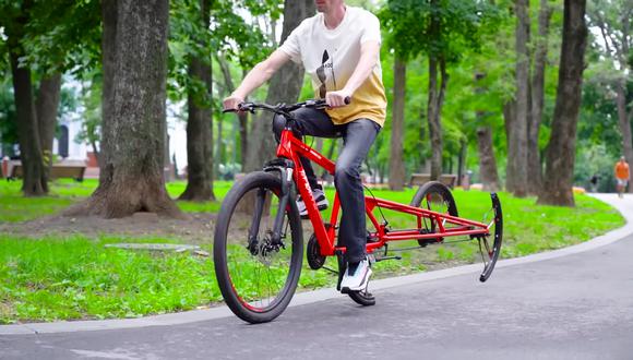 enchufe Generosidad amortiguar Lo volvió a hacer! Ingeniero crea bicicleta que funciona con rueda cortada,  en tres partes [VIDEO] | TECNOLOGIA | EL COMERCIO PERÚ