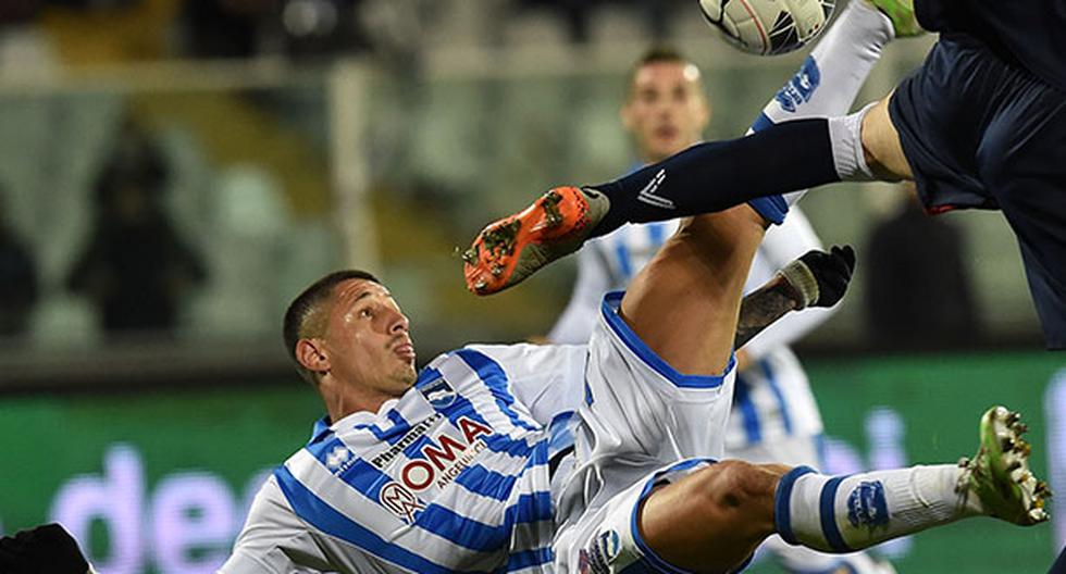 Gianluca Lapadula y el video que usa el Pescara para motivar a sus jugadores. (Foto: Getty Images)