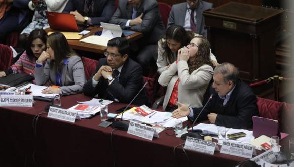 La Comisión de Constitución recibió este viernes al ministro de Justicia, Vicente Zeballos. (Foto: Anthony Niño De Guzmán)