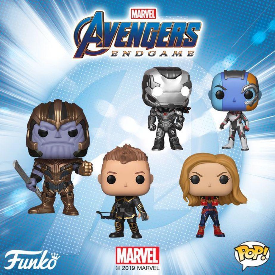 Diseños de los Funko Pop de "Avengers: Endgame" (Foto: Funko)