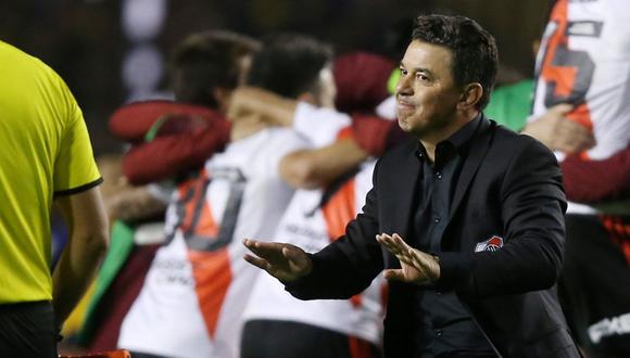 Marcelo Gallardo también fue jugador de River Plate y de la selección argentina. (Foto: AFP)