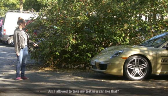 ¿Aprenderías a manejar en un Porsche 911? [VIDEO]