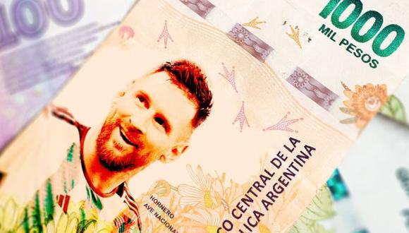 Cómo sería el billete con el rostro de Lionel Messi que planean diseñar en Argentina