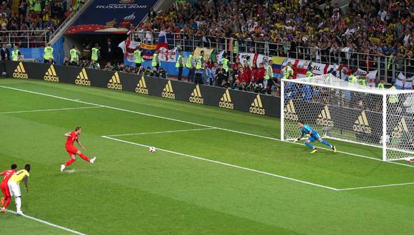 El gol de Harry Kane para el 1 a 0 en el Colombia vs Inglaterra [VIDEO] vía RCN, Caracol TV, DirecTV Sports, Latina y Azteca TV octavos de final del Mundial Rusia 2018 | Créditos: Getty Images