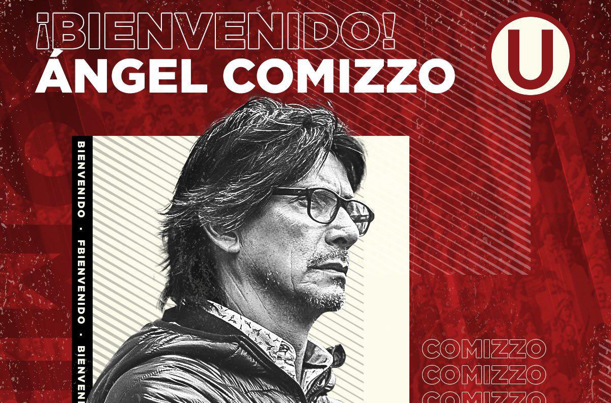 Ángel Comizzo fue anunciado como nuevo técnico de Universitario. Tendrá su tercera etapa en club crema. (Foto: Twitter)