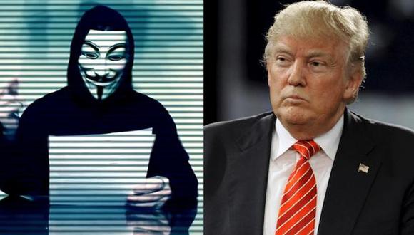 Anonymous amenaza a Trump a horas de su toma de mando