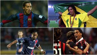 Ronaldinho: las camisetas que vistió el crack en su carrera