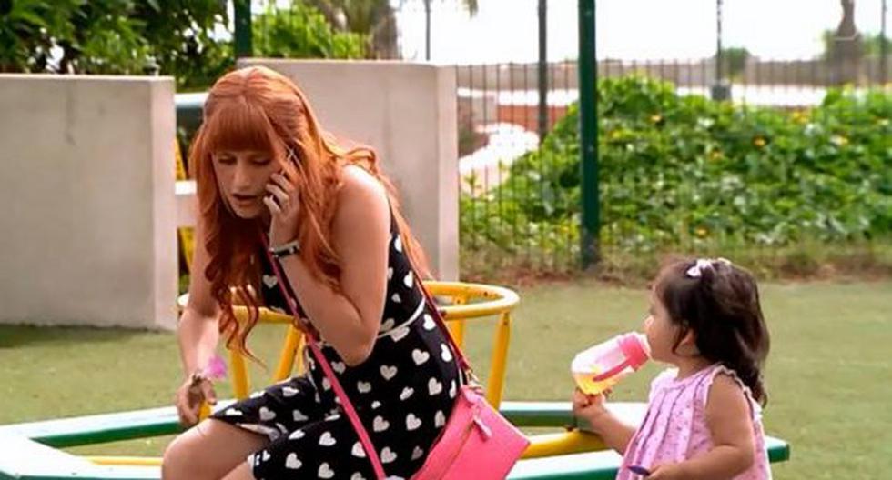 Ariana descuidó a Nelly Francesca y la pequeña se perdió. (Foto: Captura América TV)