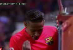 Neymar se molestó con Luis Enrique (VIDEO)