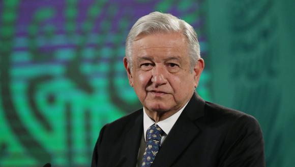 El presidente de México, Andrés Manuel López Obrador (AMLO), ofrece una conferencia de prensa en el Palacio Nacional en la Ciudad de México, el 5 de mayo de 2021. (REUTERS/Henry Romero).