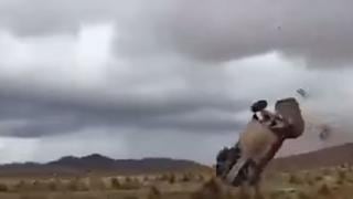 Dakar 2015: otro espectacular accidente en categoría de coches