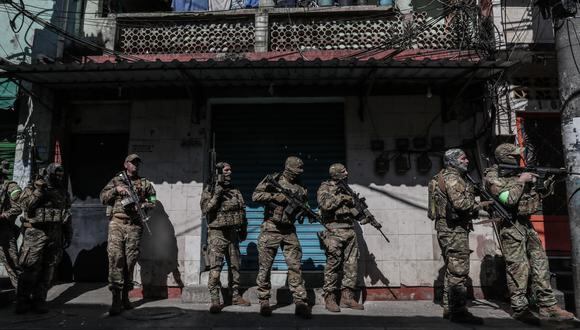 Imagen referencial de un operativo policial realizado en una favela de Río de Janeiro en julio de 2022 | Foto: EFE/ André Coelho