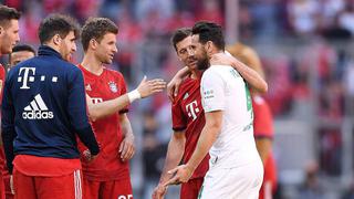 Pizarro admitió que renovó con Bremen para “presionar un poco” a Lewandowski