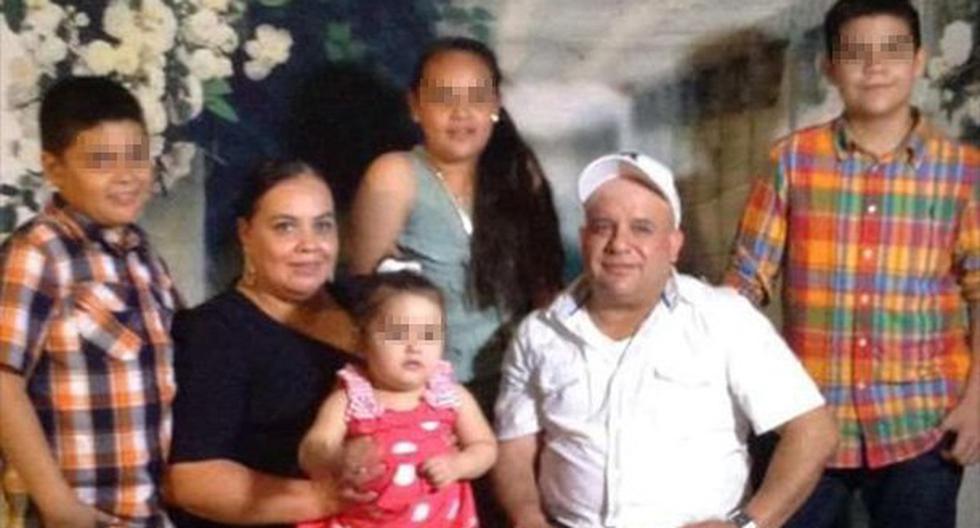 Maribel Trujillo Díaz junto a su familia en Estados Unidos. (Foto: Twitter|@clarychka)