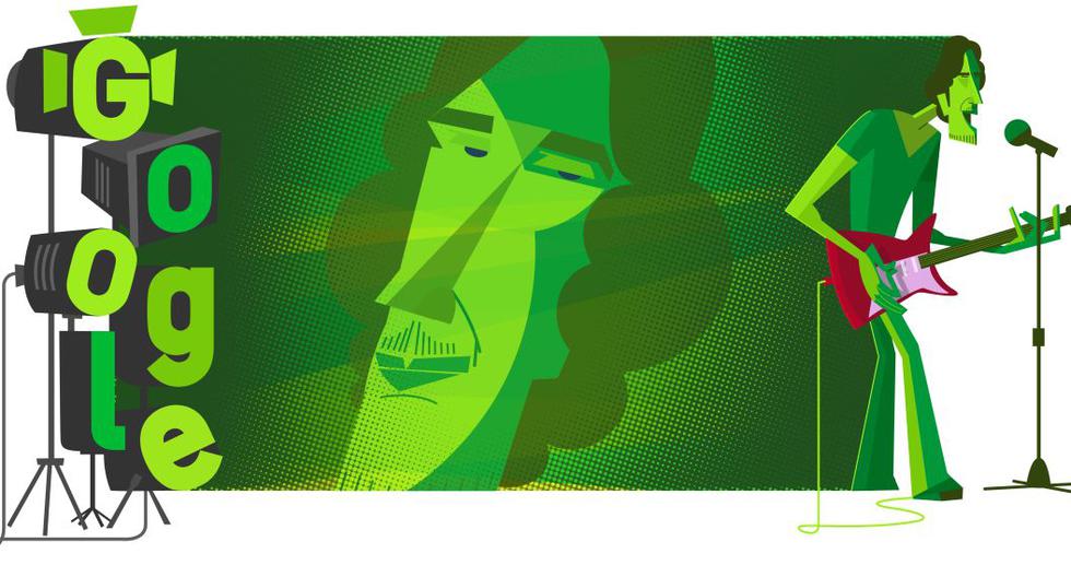 El equipo de doodlers se inspiró en “Artaud”, uno de los discos de ‘el flaco’ que marcó la historia del rock argentino. (Google)