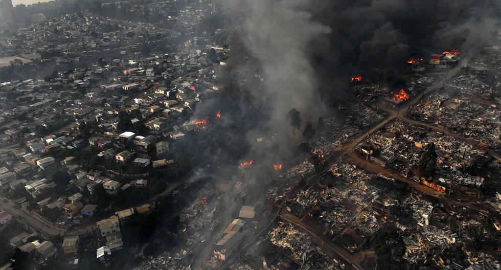 Fire in Chile |  Valparaíso |  At least 64 people have died in the country's worst wildfires in a decade  the world