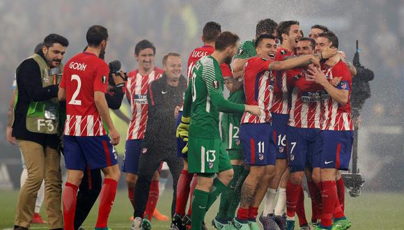 Atlético de Madrid goleó 3-0 a Olympique de Marsella y se consagró como campeón del Torneo. Griezmann y Gabi anotaron para los colchoneros. (Foto: Reuters)