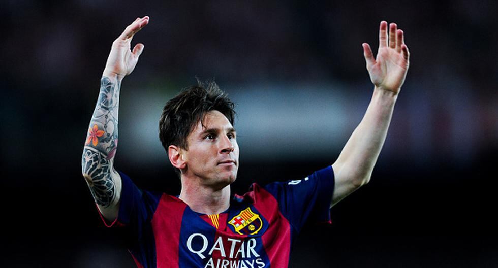 Lionel Messi anota su doblete y acaricia la Copa del Rey. (Foto: Getty Images)