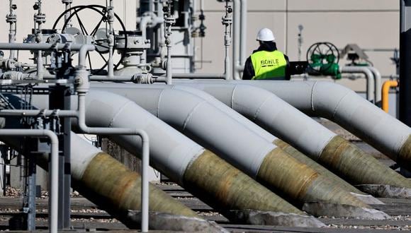Las tuberías en las instalaciones del gasoducto Nord Stream 1 en Lubmin, Alemania, el 8 de marzo de 2022. (REUTERS/Hannibal Hanschke).