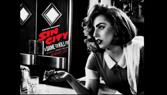 Lady Gaga es la protagonista del nuevo póster de "Sin City 2"